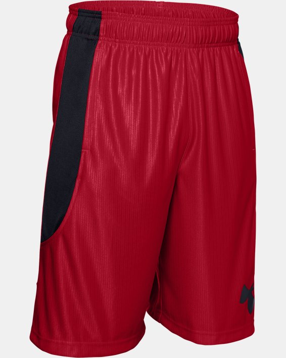 Men's UA Perimeter Shorts, Red, pdpMainDesktop image number 4